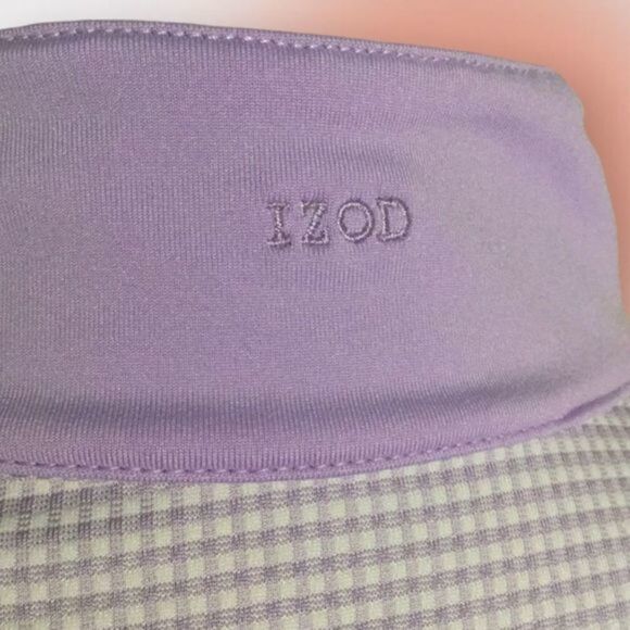 Izod Performance Lavender and White Full Zip Front Jacket Med - Picture 9 of 12